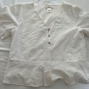 White lace top